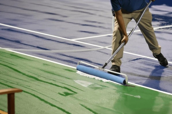 Tennis Court Pressure Washing Perth